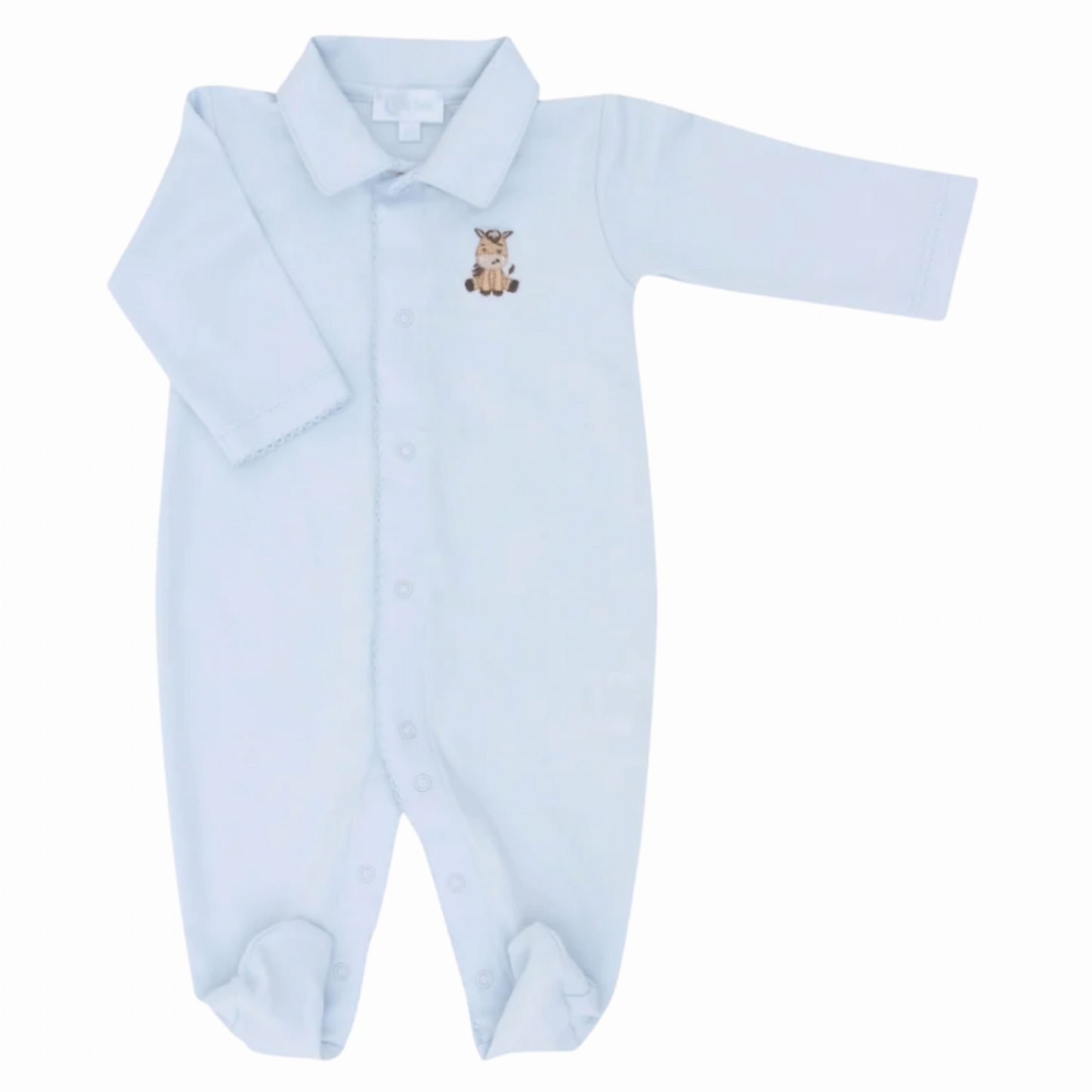 Boys Footie Long Sleeve Baby Horse